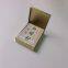 Brass 250g tea brick packaging box with lid, size can be customized