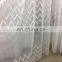 Hot selling embroidery wave design voile curtain for hoom