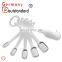 Stainless Steel 6pcs Rectangle Shape Measuring Spoon for Kitchen Baking Tools