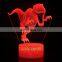 Multicolor Change 3D Visual Led Base 3D Night Light