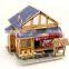 global house Japan mini wooden DIY house model