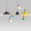 2019 New product home decoration modern pendant lamp modern simple carving glass shade pendant lamp