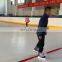 Waterproof Indoor hockey floor skating plastic boards mobile synthetic ice rink for the middle or large amusement park