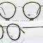 High quality end acetate optical frames with metal ring and metal bridge