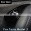 Luminous Car Open Door Button Stickers For Tesla Model 3 Reminder Door Armrest Window Lift Button Switch
