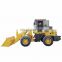 Easy operation mini articulated wheel loader 2000 kg rated weight 1m3 bucket capacity unloading height 3.5m for sale
