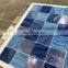 Swimming Pool Mosaic Tiles Blue Hot-Melt Mosaic Products Shower Floor Meshed Backed Mosaic Tile