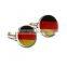 Round Cufflinks with different countries designs or as customized logo
