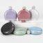 High Quality Outdoor Portable, Stainless Steel Whiskey Hip Flask Diamond Glitter Rainbow Women Mini Round Hip Flask/