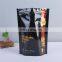 Three Side Seal Bags Custom Printed High Quality Resealable Zipper Plastic PE Stand up Pouch Gravure Printing Spice bags