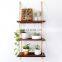 Promotional hanging wooden kitchen wall shelf from good supplier