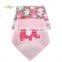 2016 new design baby bibs, lovely triangular bandage