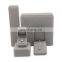 Factory wholesale custom grey velvet jewelry box and box for necklace