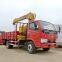 Best price small Dongfeng 4x2 4x4 LHD RHD XCMG 3.5ton 3.2ton 3 ton crane truck