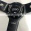 High quality custom logo leather steering wheel car use