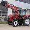 100 HP 4WD farm tractor 1004 with front end loader