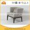 modern design wooden low back round lounge sofa chair