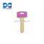 hot sale family security brass plastic head key blanks wholesale keys for duplicate