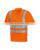 Fluorescent Yellow Black Hi Vis Safety Polo Shirt For Men Work Wear Shirts