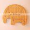 Wholesale High Quality Durable Silicone Strong Suction Premium Bamboo Baby Plate