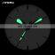 SINOBI Creative Men's Sport Watch 316L Steel Case Silicone Band Luminous Pointer Rotation Bezel Japanese Quartz Movement 1250G