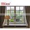 White color latest window designs with window grill design pictures/ aluminum casement window