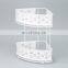 Wholesale corner rack 2-layer bathroom Triangle storage rack shelf