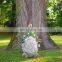 Funny Garden Gnome Resin Figurines Model Decorative Solar Lamp Outdoor Lawn Yard Ornament Home Desk Kawaii Statue Accessories