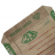 Custom logo printed Brown Kraft Paper Bags for 25KG carbon black packaging bags
