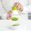 Round Stainless Steel Manual Grinding Multifunction Hand Held Blender Slicer Chopper Vegetable Cutter