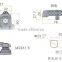 2015 FEILEI MS869 plastic lock with cover function key
