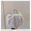 011 New autumn and winter plush bag lady handbag Clouds cute temperament commuter boudoir bag