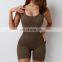 High Quality Stretchy Fitness One Piece Bodysuit Biker Jumpsuit for Women Sports Yoga Jumpsuit One Piece
