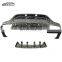 C253 GLC Coupe Topcar Style High Quality Forged Carbon Rear Diffuser Rear Bumper Splitter For Benz GLC200 GLC260 GLC300 COUPE