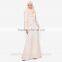 2016 OEM manufactuer pink abaya modern with wholesale price women fashion dress design D270