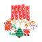 Wholesale 3D Pvc Christmas Claus Tree Cute Keychain Christmas Promotional Gift Metal Keyring Cartoon Elk Snowman Rubber Keychain