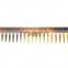 Amber color tortoise shell comb plastic ,wide tooth comb