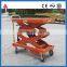 hand control aerial work platform hydraulic scissor lift table