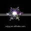 Christmas Transparent Snowflake Led Light Decoration Christmas Street Light With Sucker Base