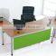 Modern fashion black white boss office desk, professional CEO working office desk (SZ-OD097)