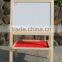 2015Cheap And High Quality Wooden Magentic Toys Aids Easel &Board,Hotsale Wooden Drawing Board, Educational Kids Painting board