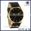 thin Luxury model interchangeable leather cord bracelet watch for men