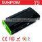 SUNPOW 13600mah type portable power bank 12v car battery jump starter