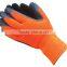 CE certification 13G Black Latex rubber coated cotton liner Cut Resistant Safety hand Gloves for construction work