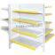 New design Four-ways supermarket shelving with excellent quality