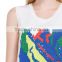 Wholesale Custom Printing Women Tank Top , China Factory Knitted Vest , Custom Printed Crop Tops