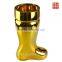 NEW PRODUCT!Elegant Golden Beer Boot Glass