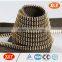 zipper factory wholesale metal brass zipper roll for dress