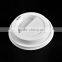 72mm Top Diameter White Plastic Cup Lid,coffee Cup Cover