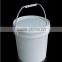 5 gallon pails and plastic buckets with pour spout handle and lid